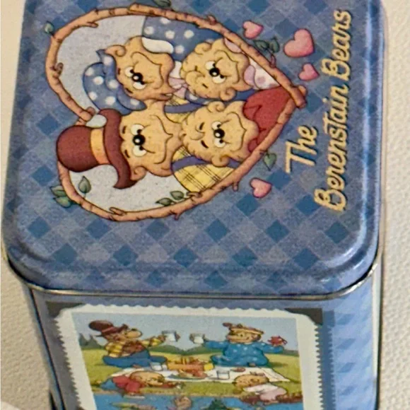 Vintage Berenstain Bears Tin Box 1997 Metal Storage Container - Picture 6 of 16